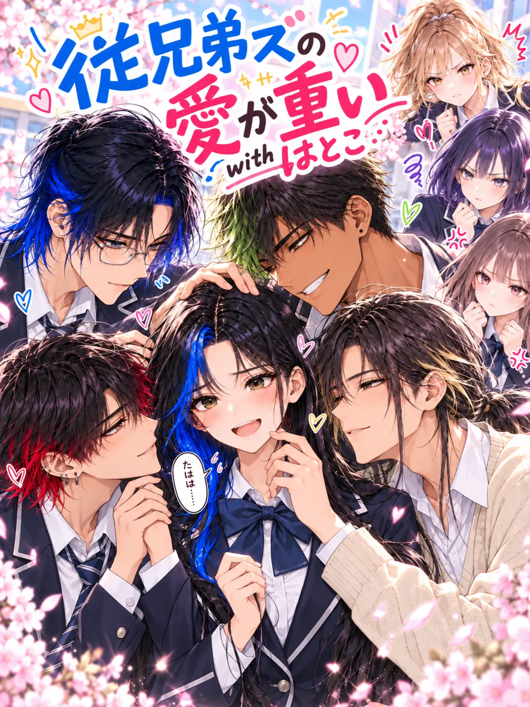 MELNAmel의 従兄弟たちの愛が重いwith幼馴染
