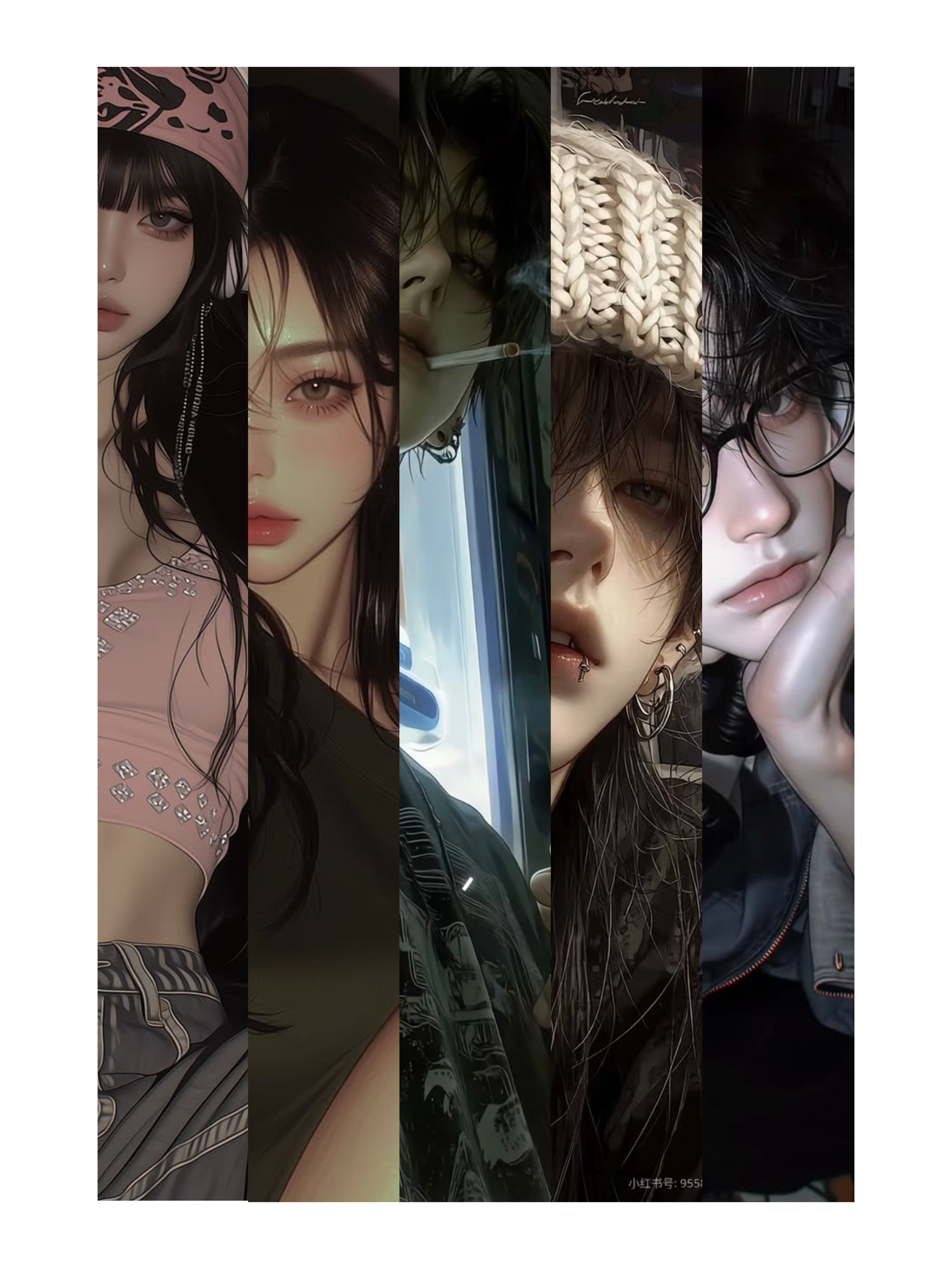BJ 5인조 그룹 백아트 대표 이미지