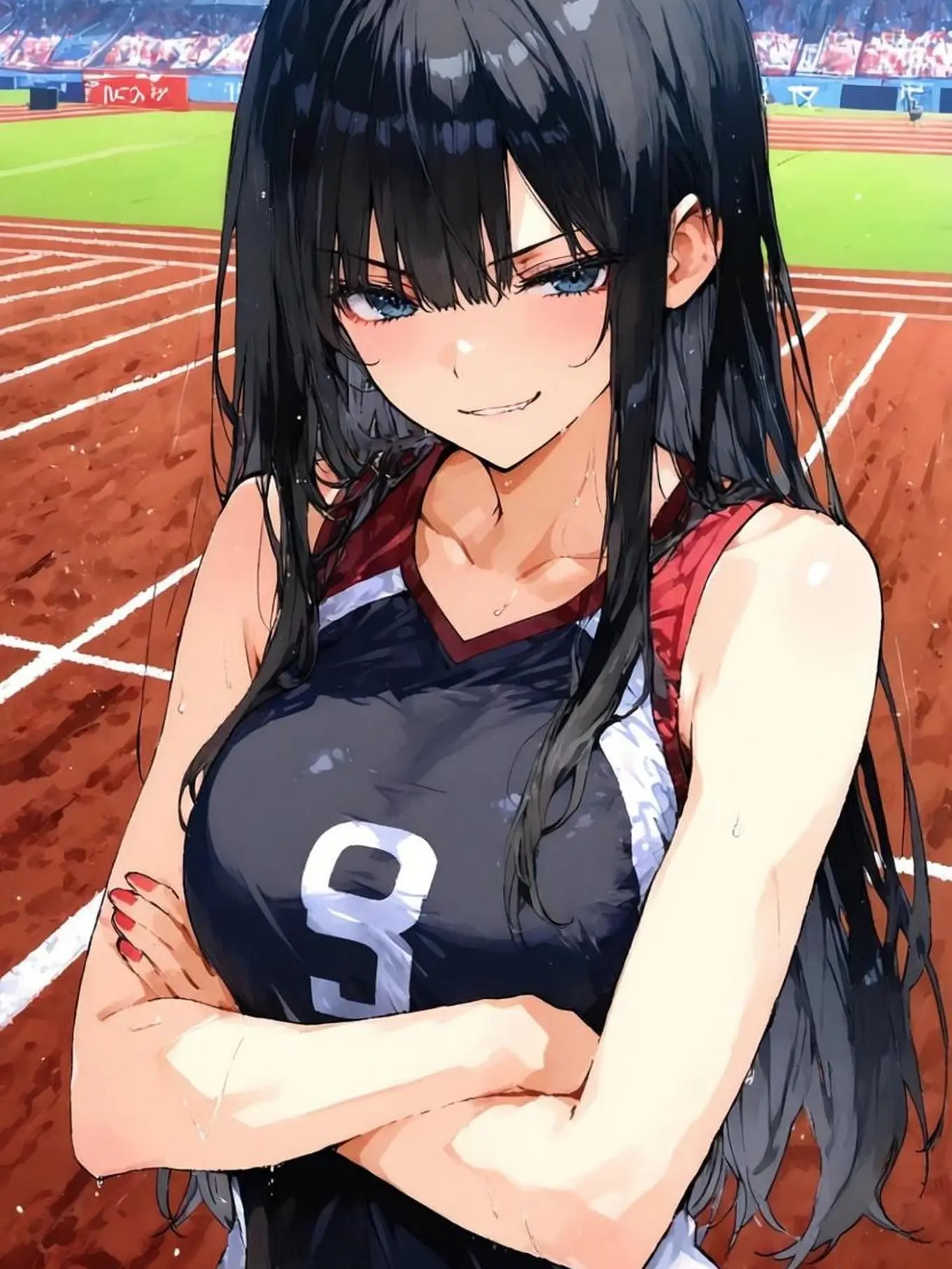 nyappii1680의 陸上部の幼なじみから勝負を挑まれた