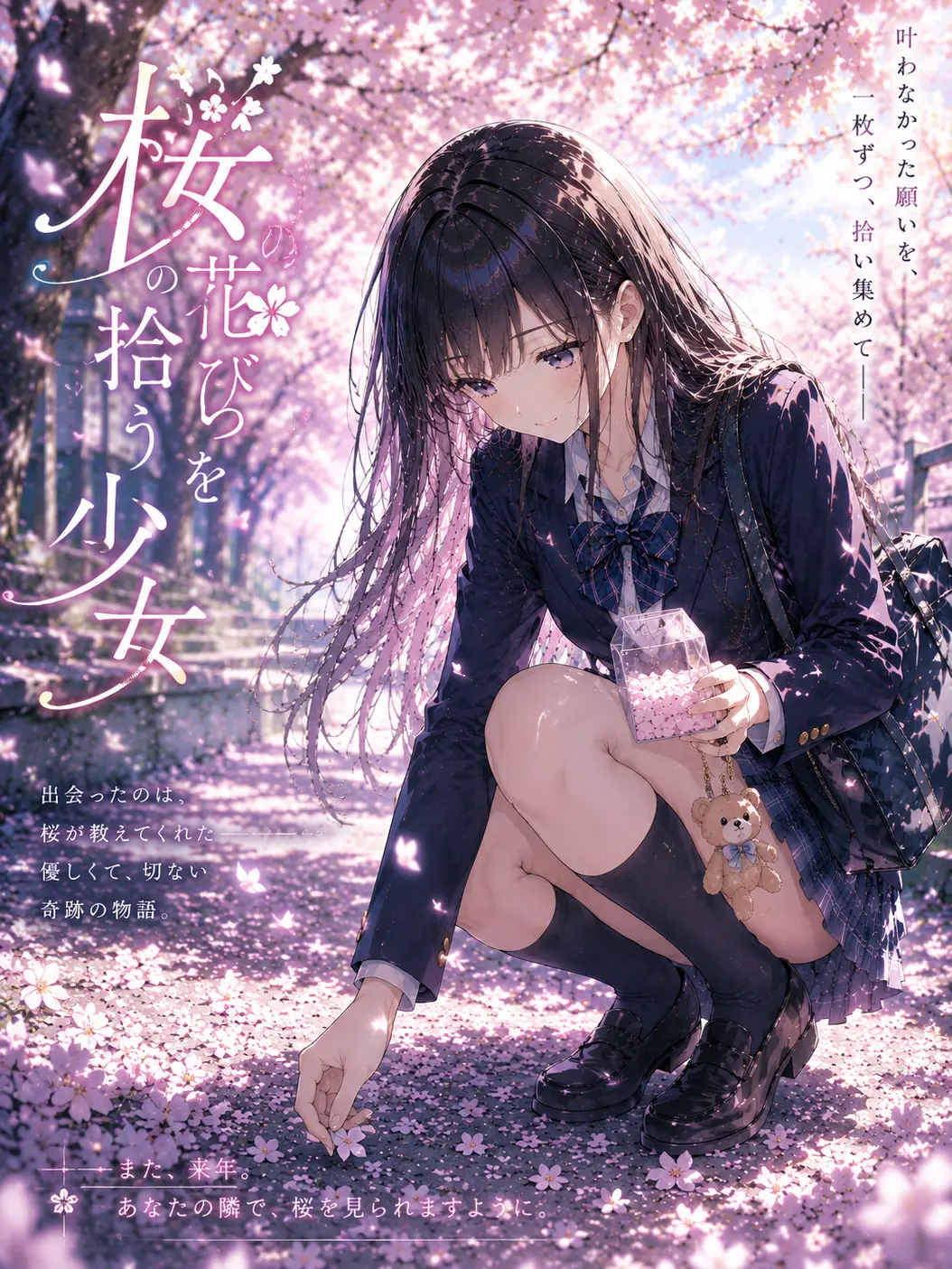 BalmyRule2319의 桜の花びらを拾う少女