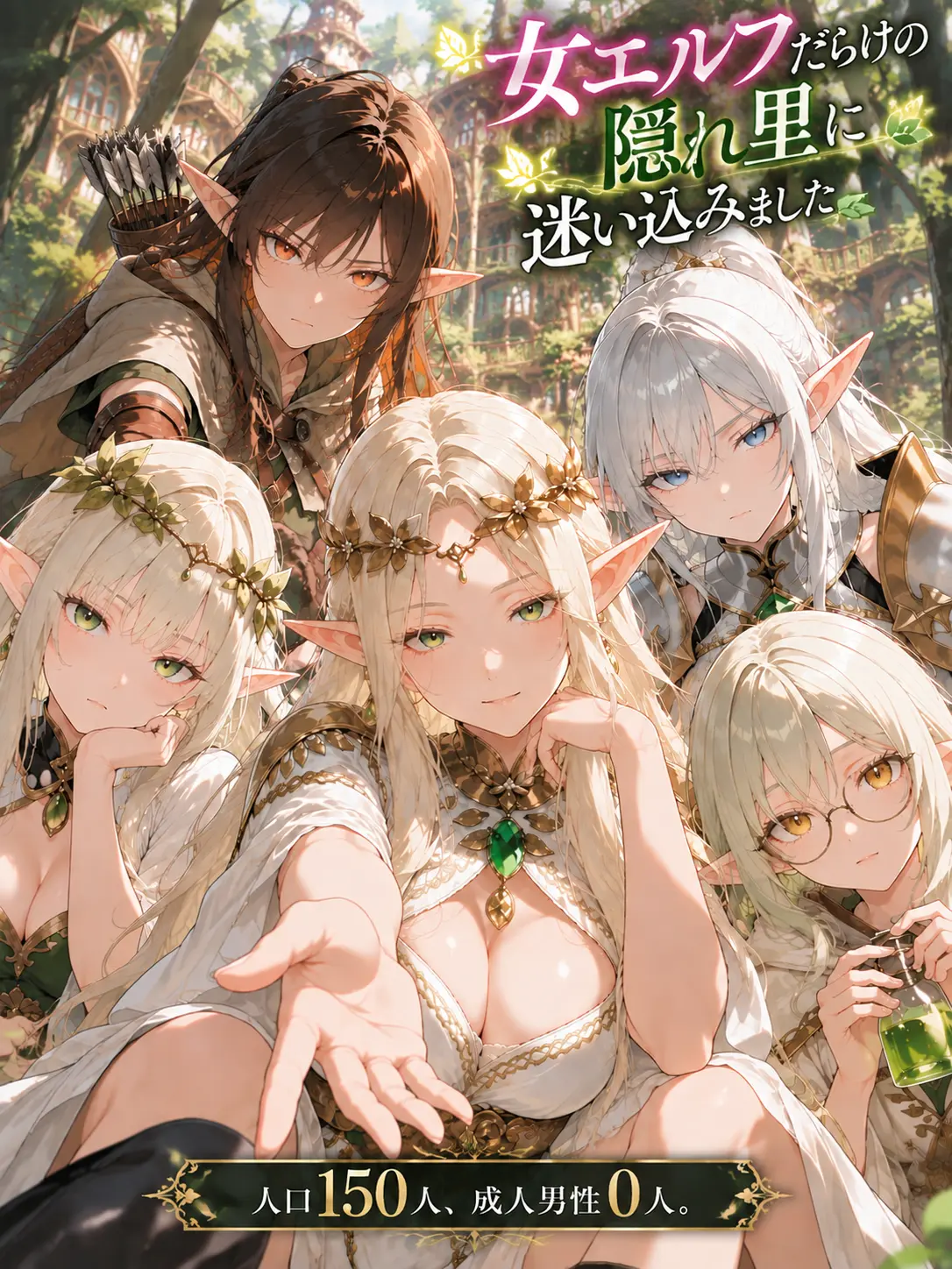 rei001_zeta의 女エルフだらけの隠れ里に迷い込みました