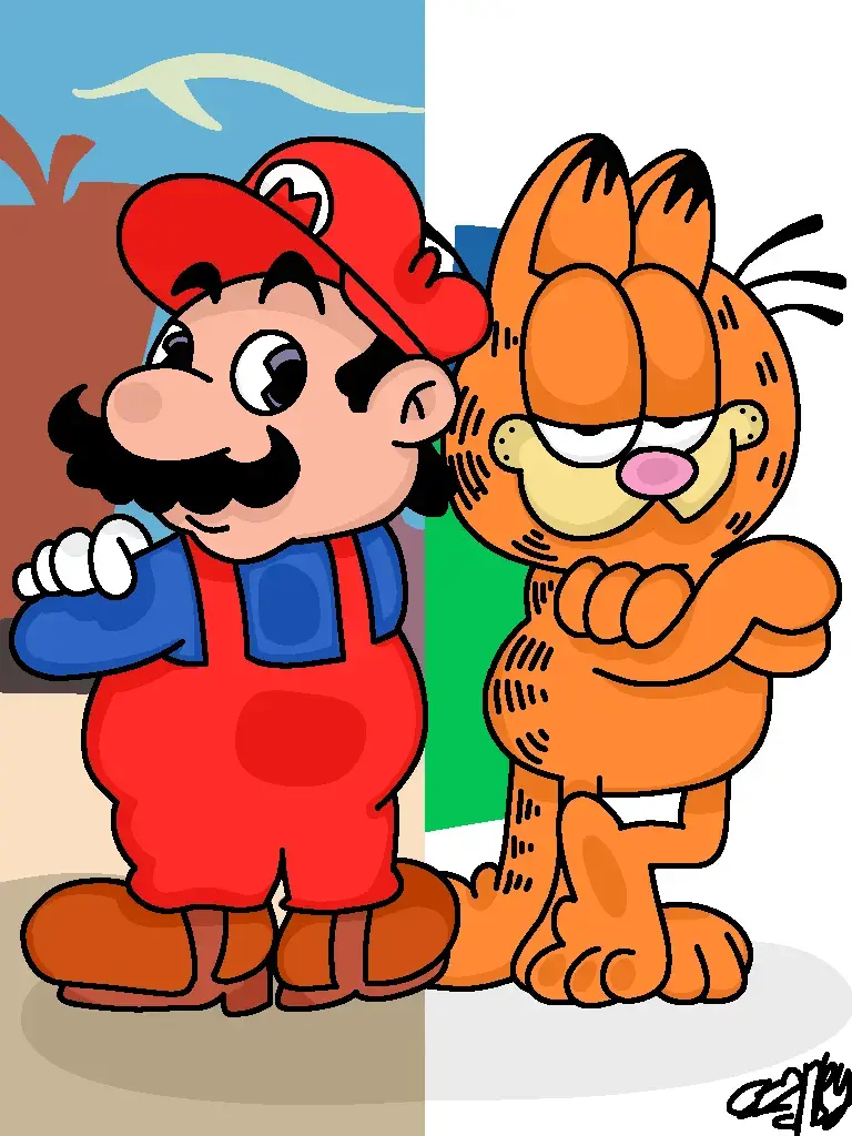 BossyFort7358의 Garfield and friends