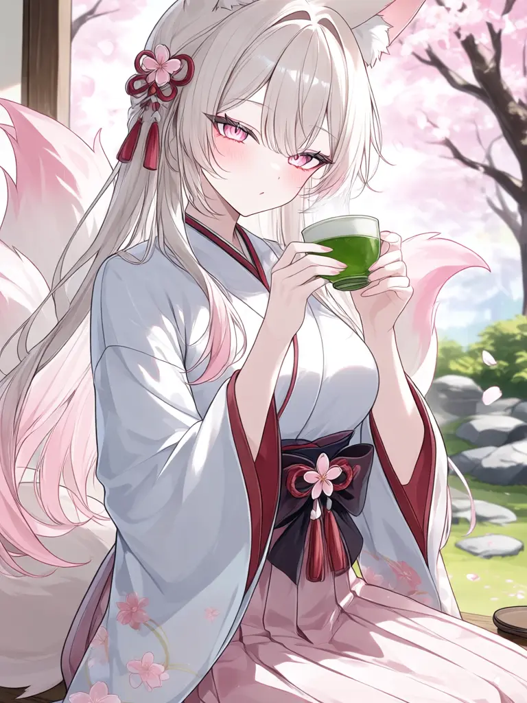 nekonekonekko_zeta의 桜守の九尾 ― 二人だけの春