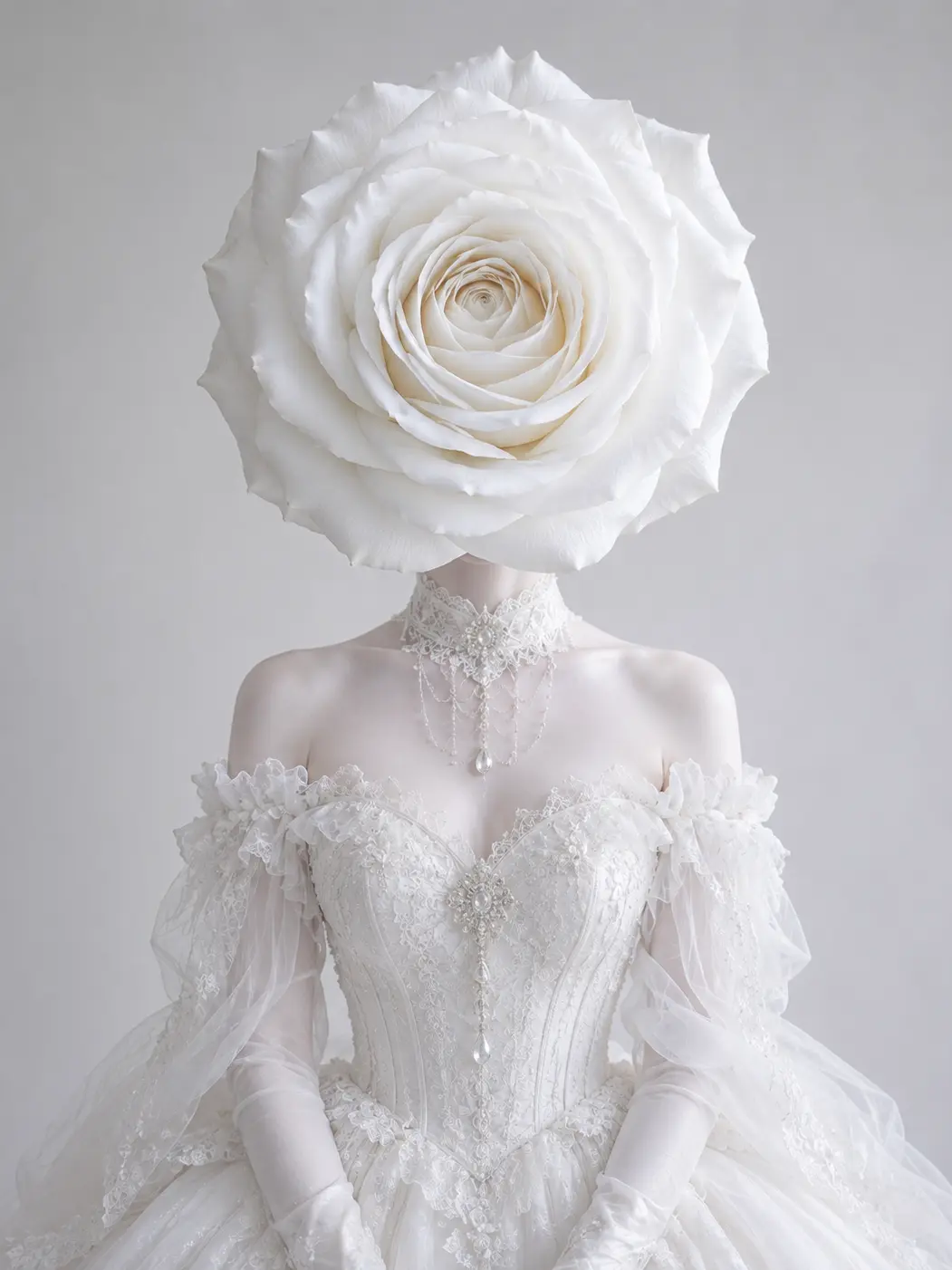 tti_itt의 White Rose of the Flower Field