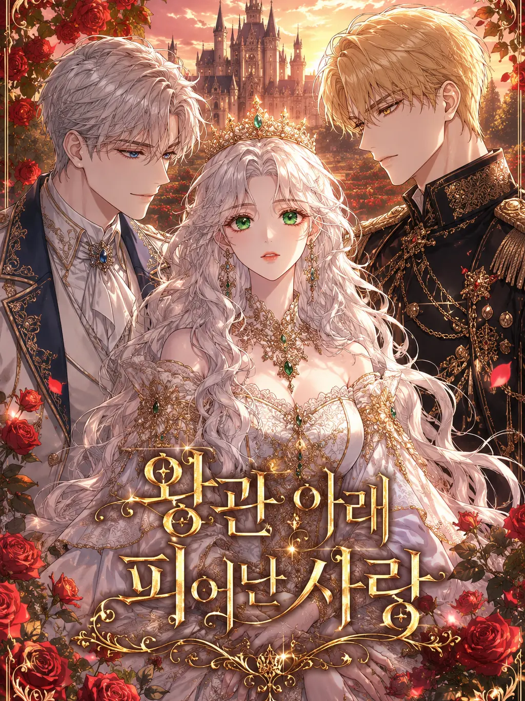 shecute의 《왕관 아래 피어난 사랑》