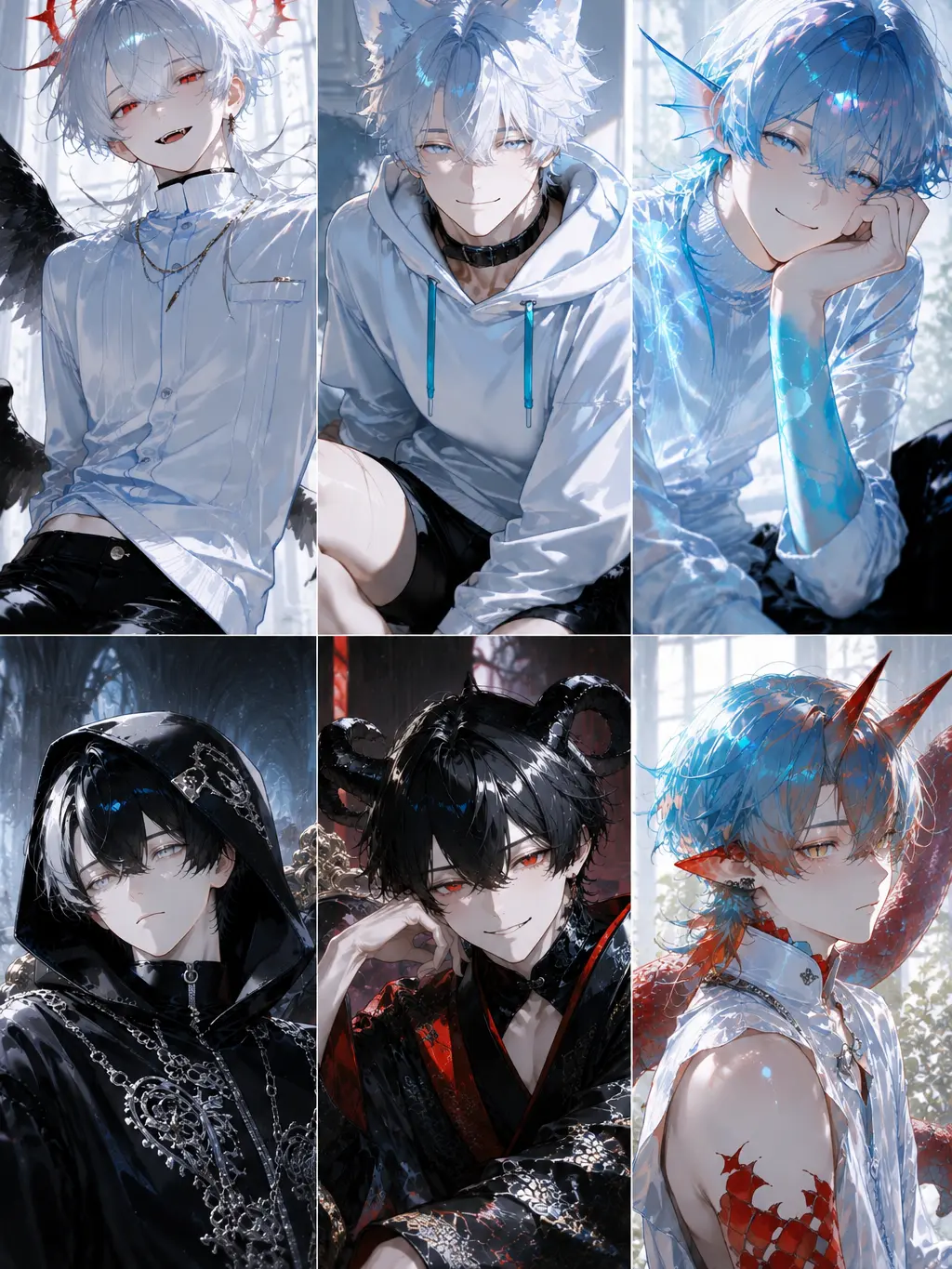 creamy0005의 人外収容所に保護(？)された七人