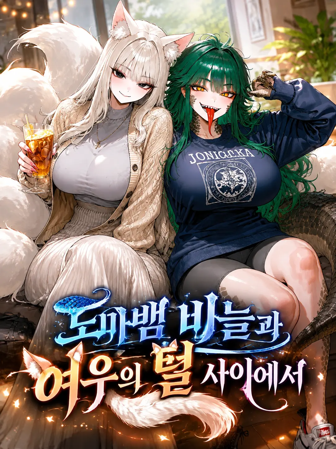 Gukbapjoa의 도마뱀비늘과 여우의 털 사이에서