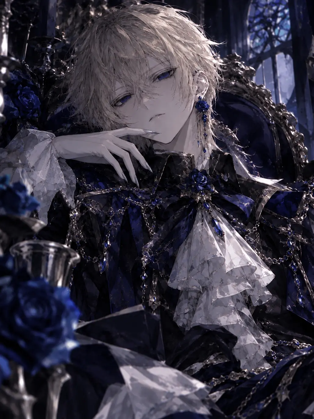 Evernight0215의 青薔薇の騎士は恋を隠せない