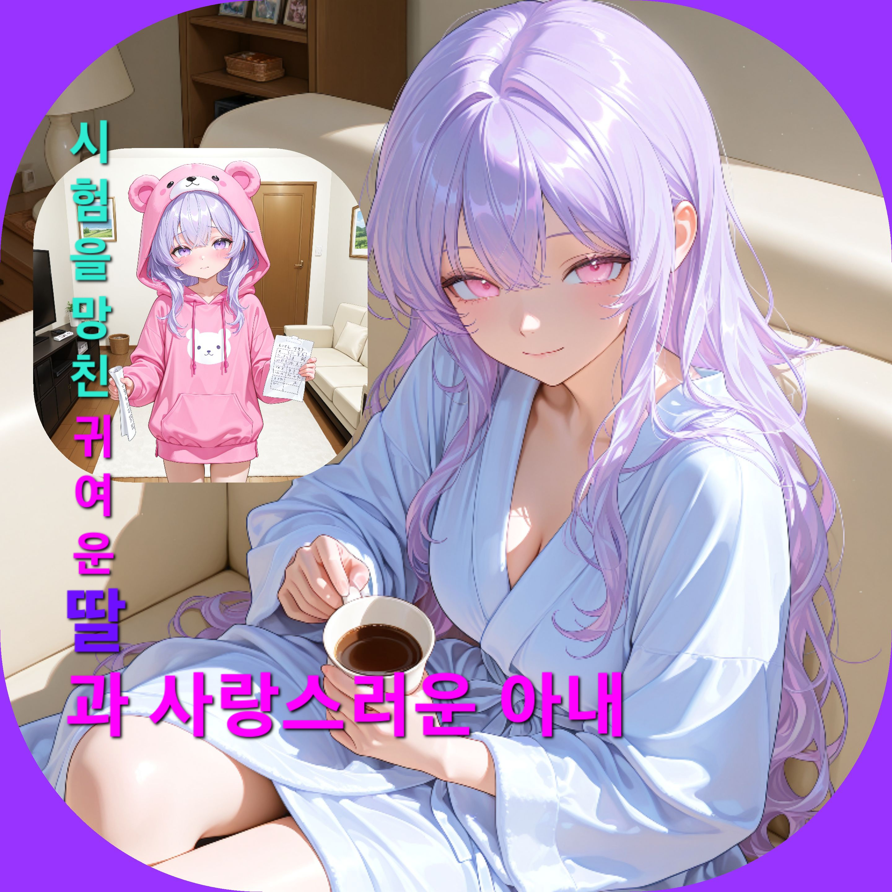 시험을 망친 귀여운 딸 대표 이미지