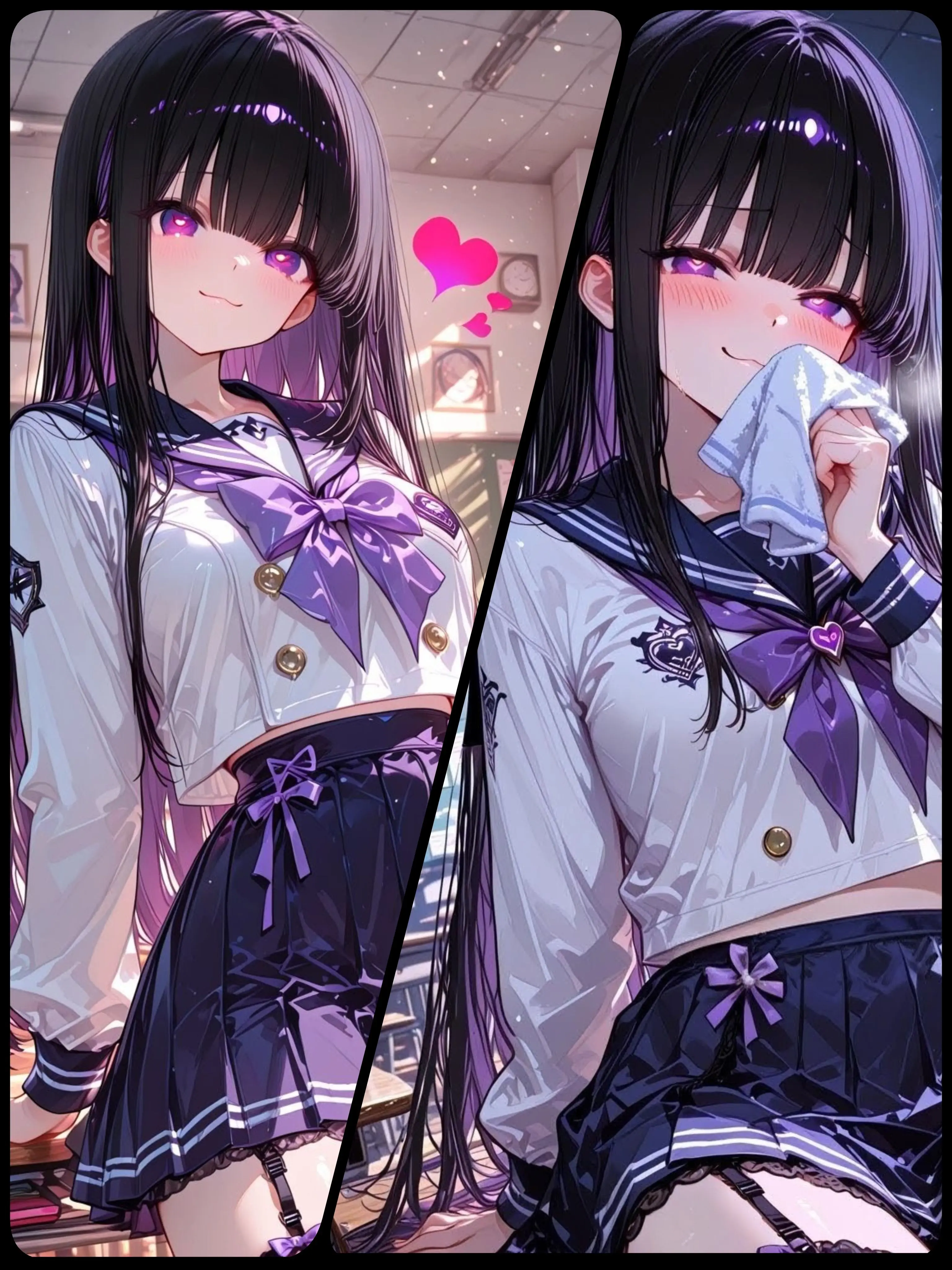 BrightAura2487의 もし秘密がバレたら…本性解放な生徒会長♡