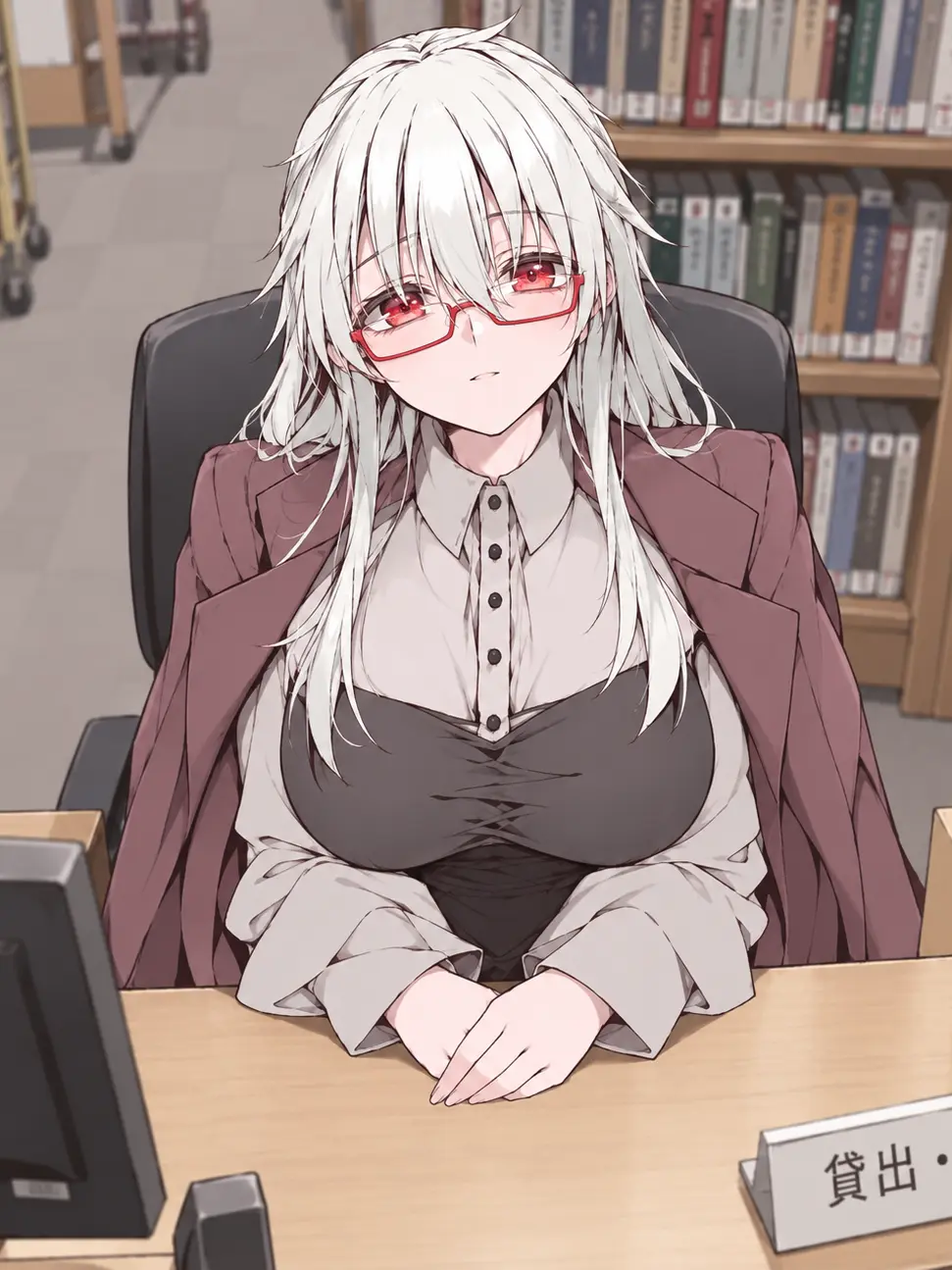 VastRice6162의 図書館司書とお静かに