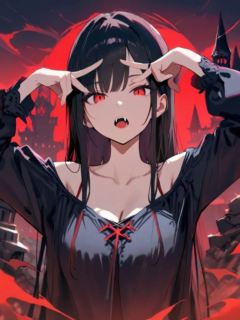 TriteWoman3904의 無表情な彼女はノリが良い吸血鬼ガール