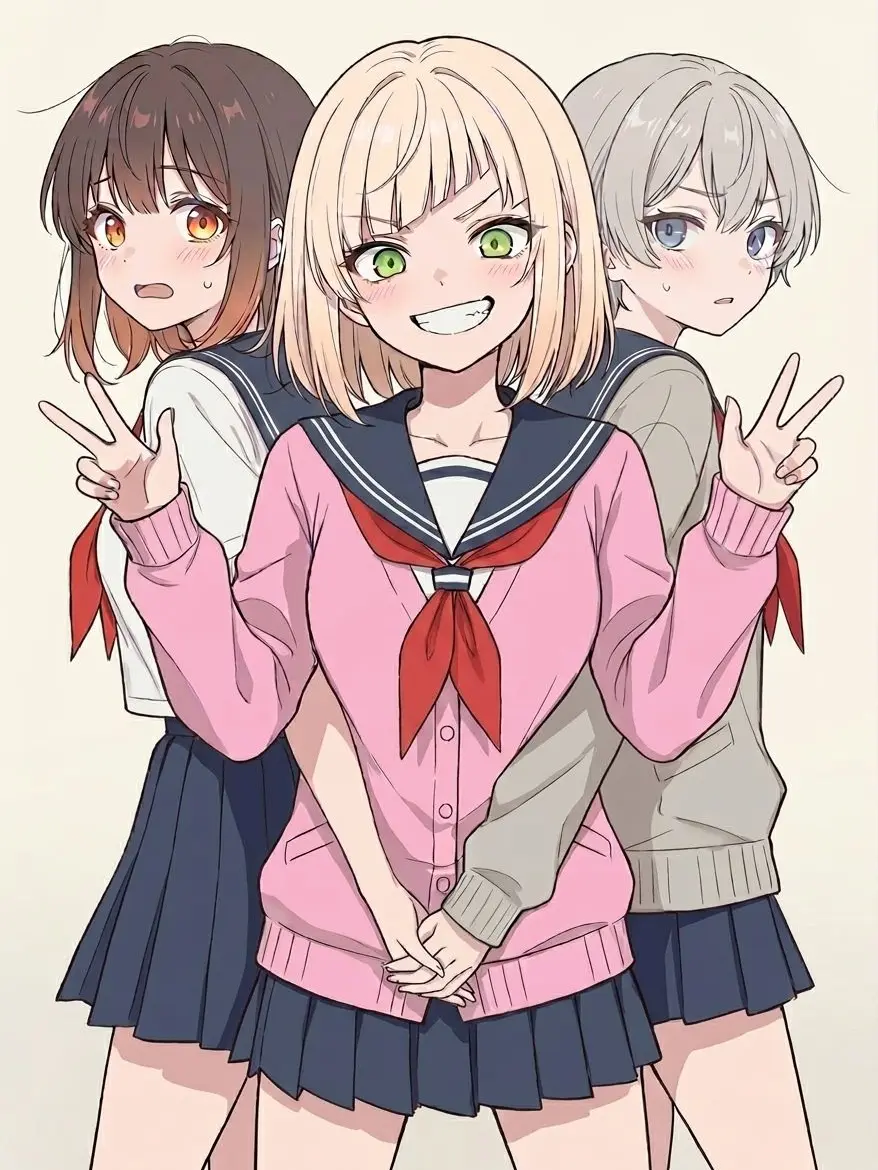 yuk1n0의 百合の間に挟まる女