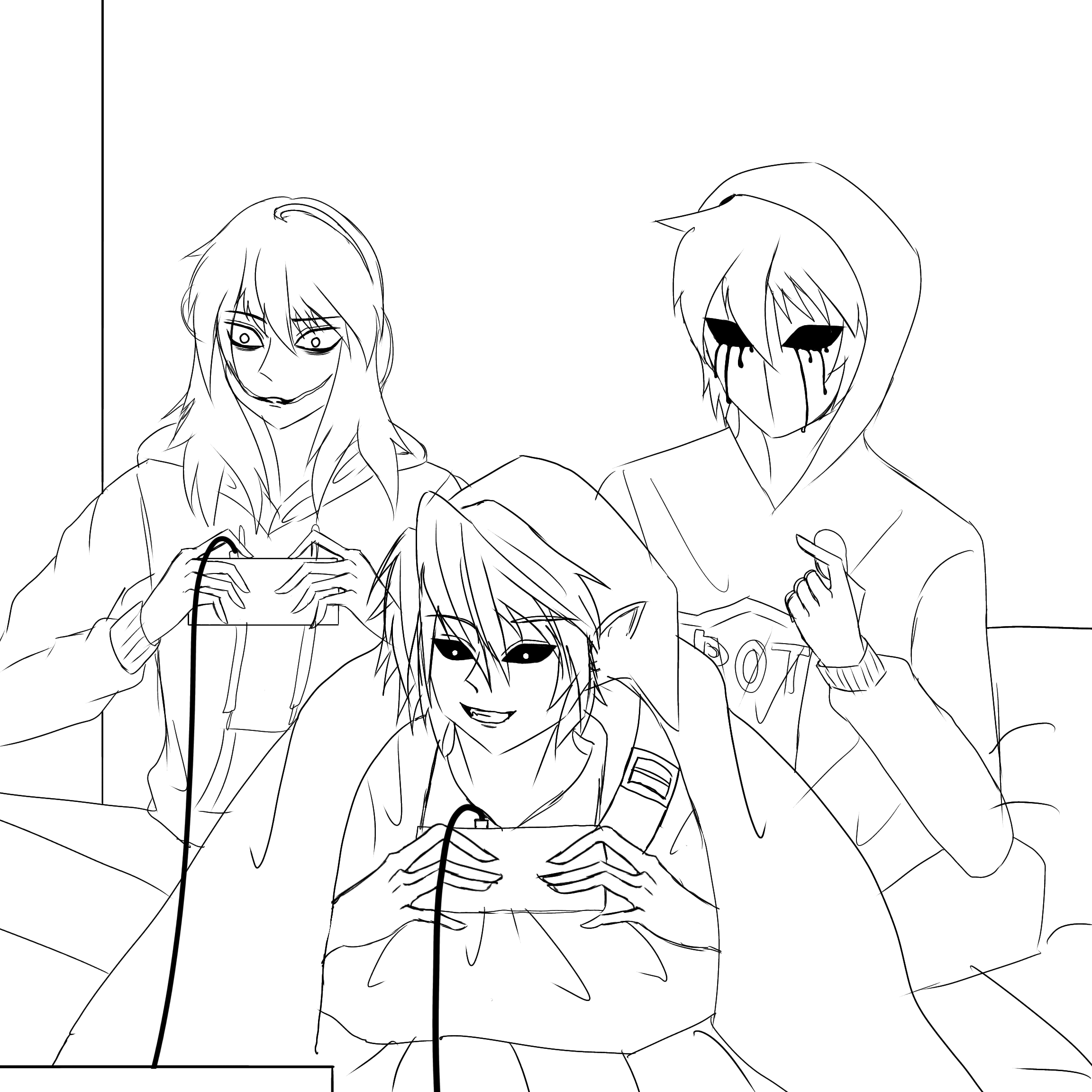 크리피파스타 3인방 - 제타, image size:2304x2304