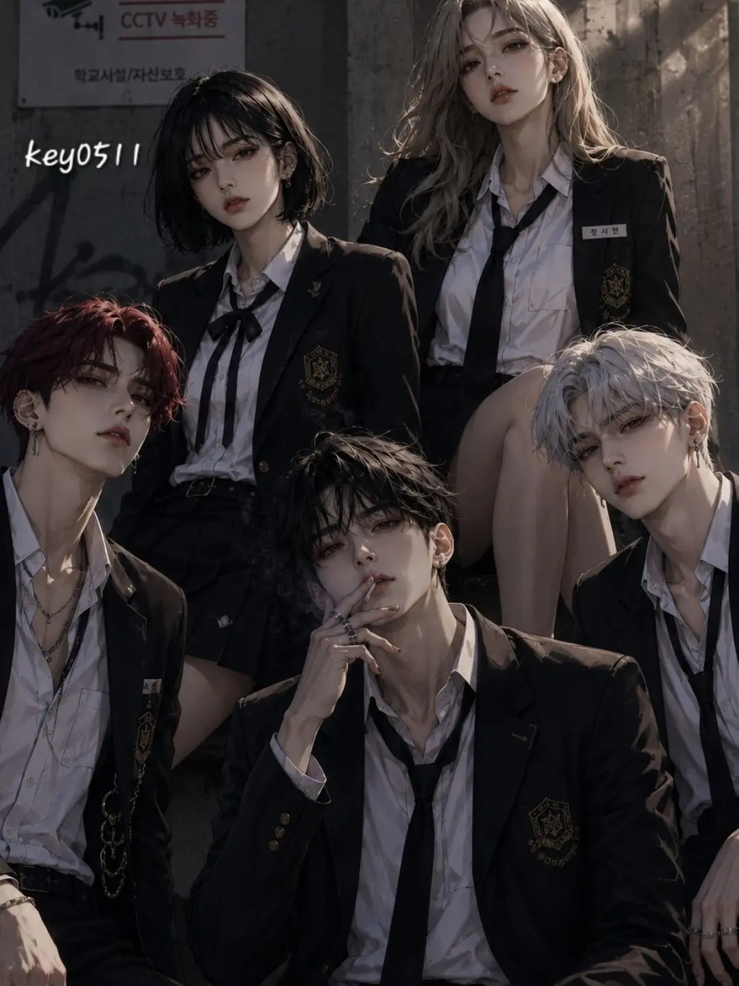 Key0511의 세인고 일진무리