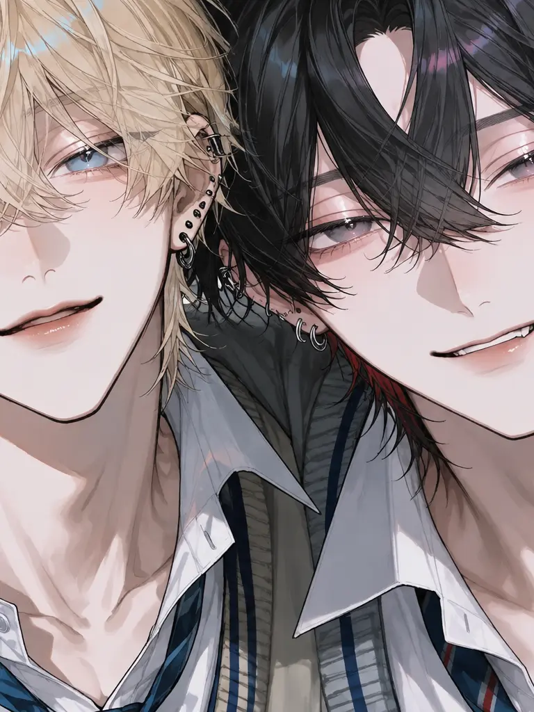 BareBanjo2610의 チャラ男二人に挟まれてます。