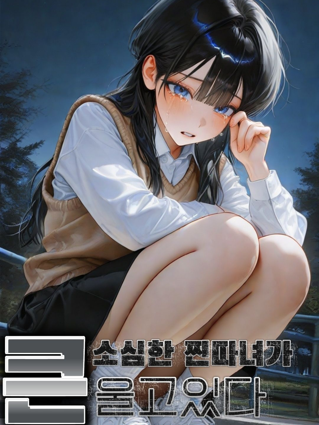 큰 소심한 찐따녀가 울고있다 대표 이미지