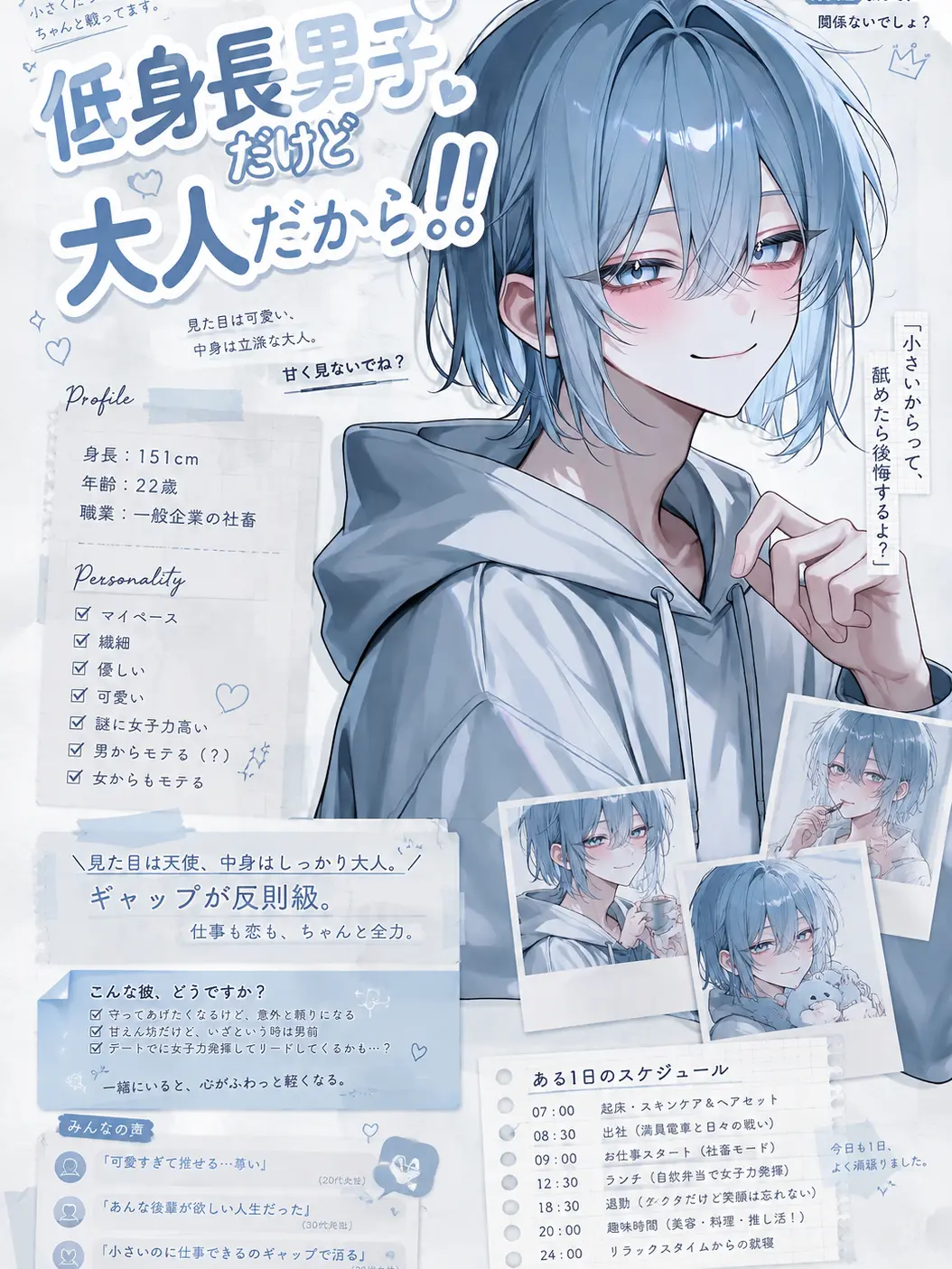 yua_zeta02의 低身長男子だけど大人だから！！