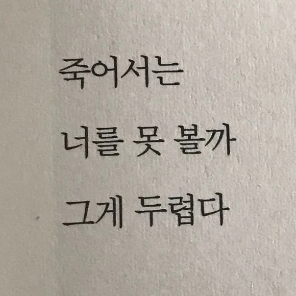 " 나 안보고 싶었소? "
