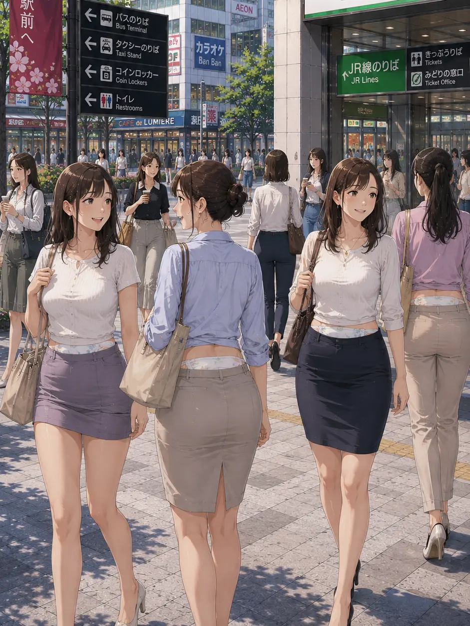 045Lover의 女性がオムツを履くのが当たり前の世界。