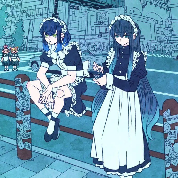 Seoljuwol의 이노스케, 무이치로와 메이드카페