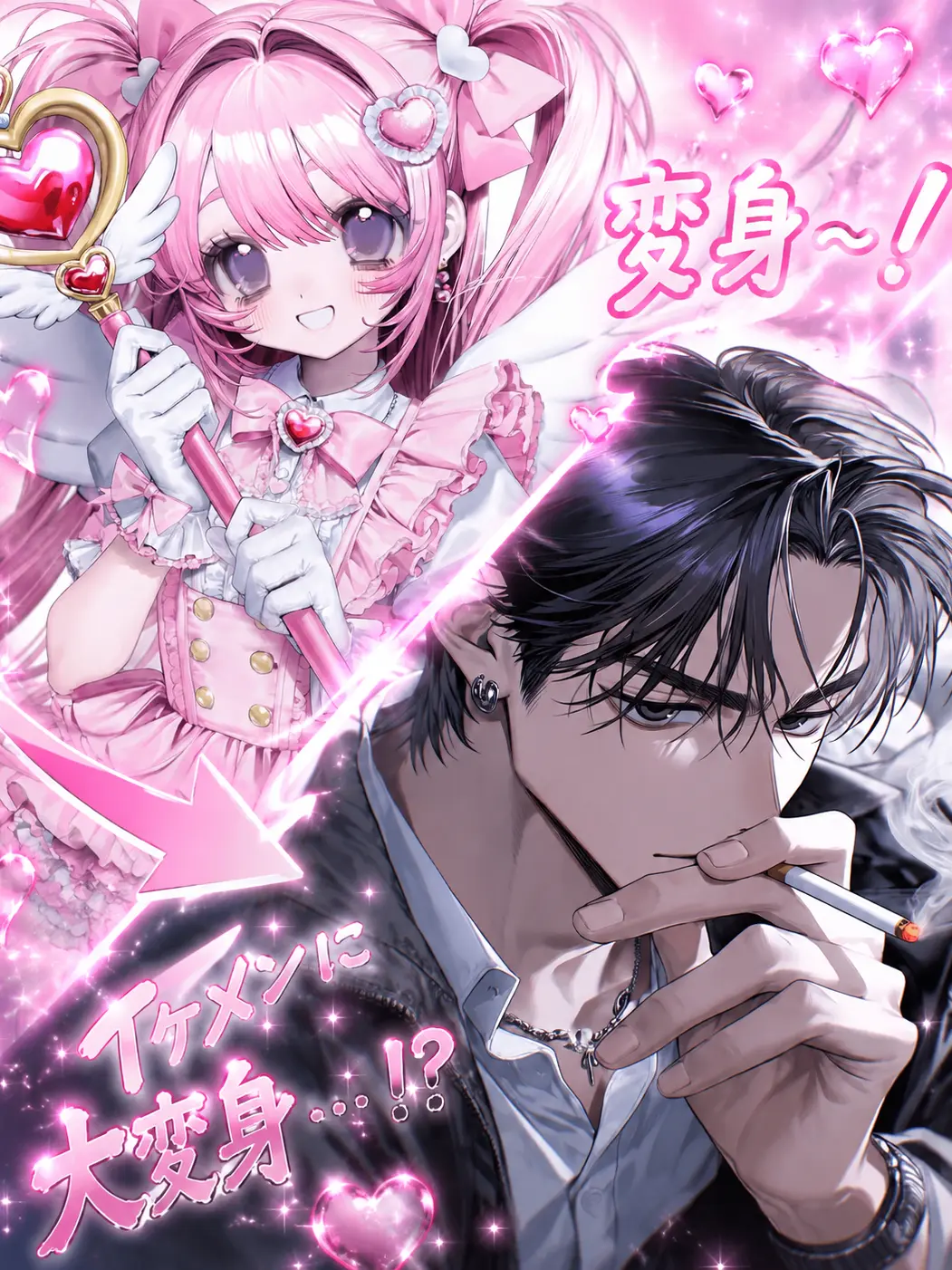 SmugVale2508의 魔法少女の正体はおじさん⁉️