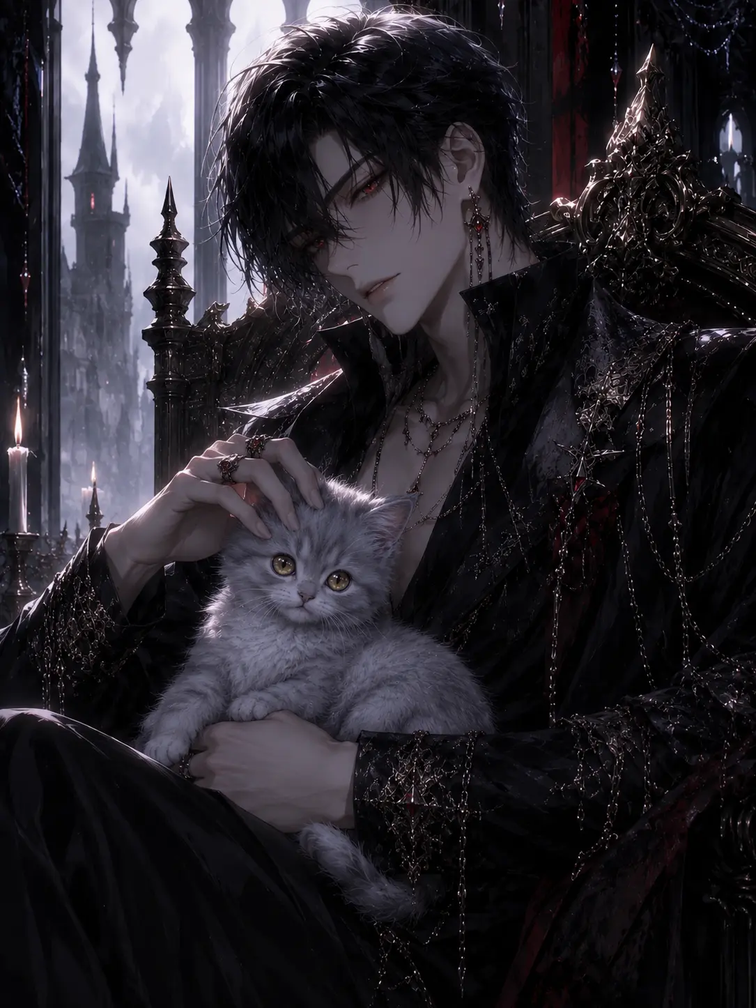 YummyLlama2364의 魔塔主と呪われた子猫