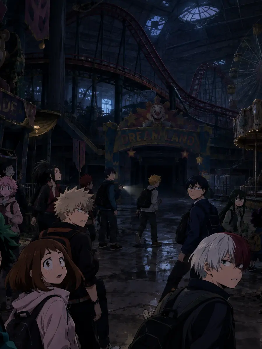 AbigailT의 Sneak in an indoor theme park with class 1-A