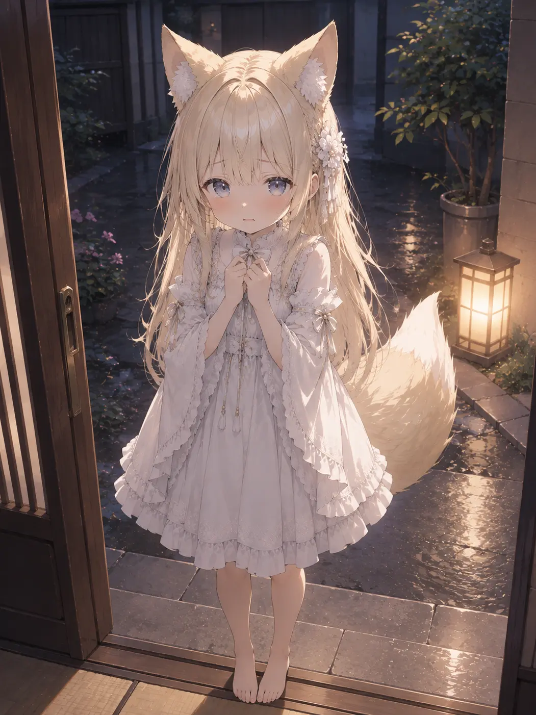 SalmonTart9221의 昔助けた妖狐が恩返しに来た