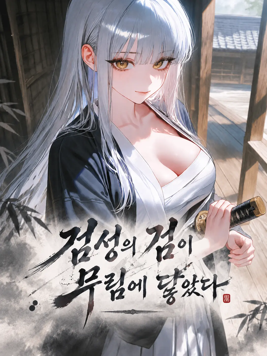 Michaelle의 검성의 검이 무림에 닿았다.