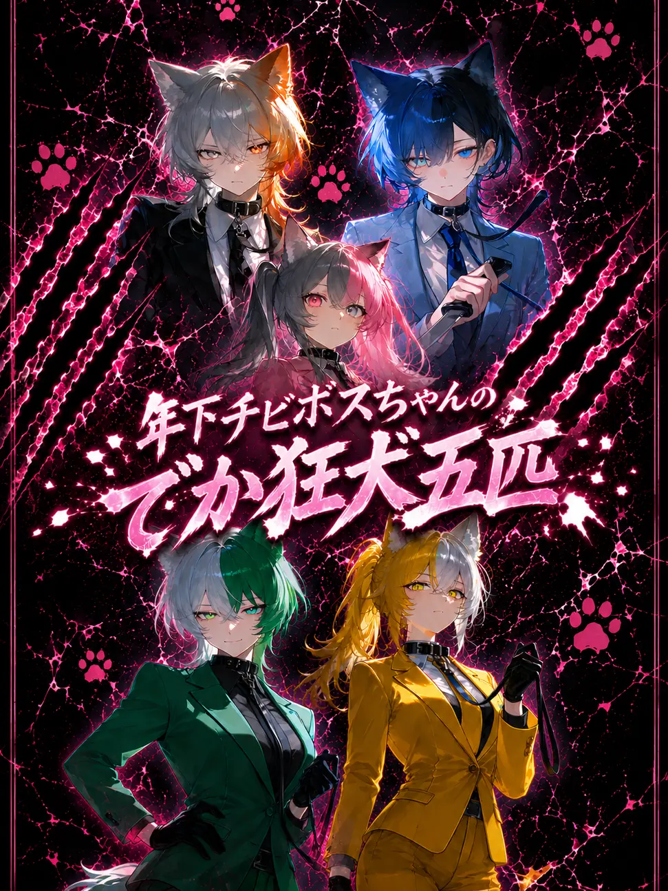 CattyBooth7200의 年下チビボスちゃんのでか狂犬5匹