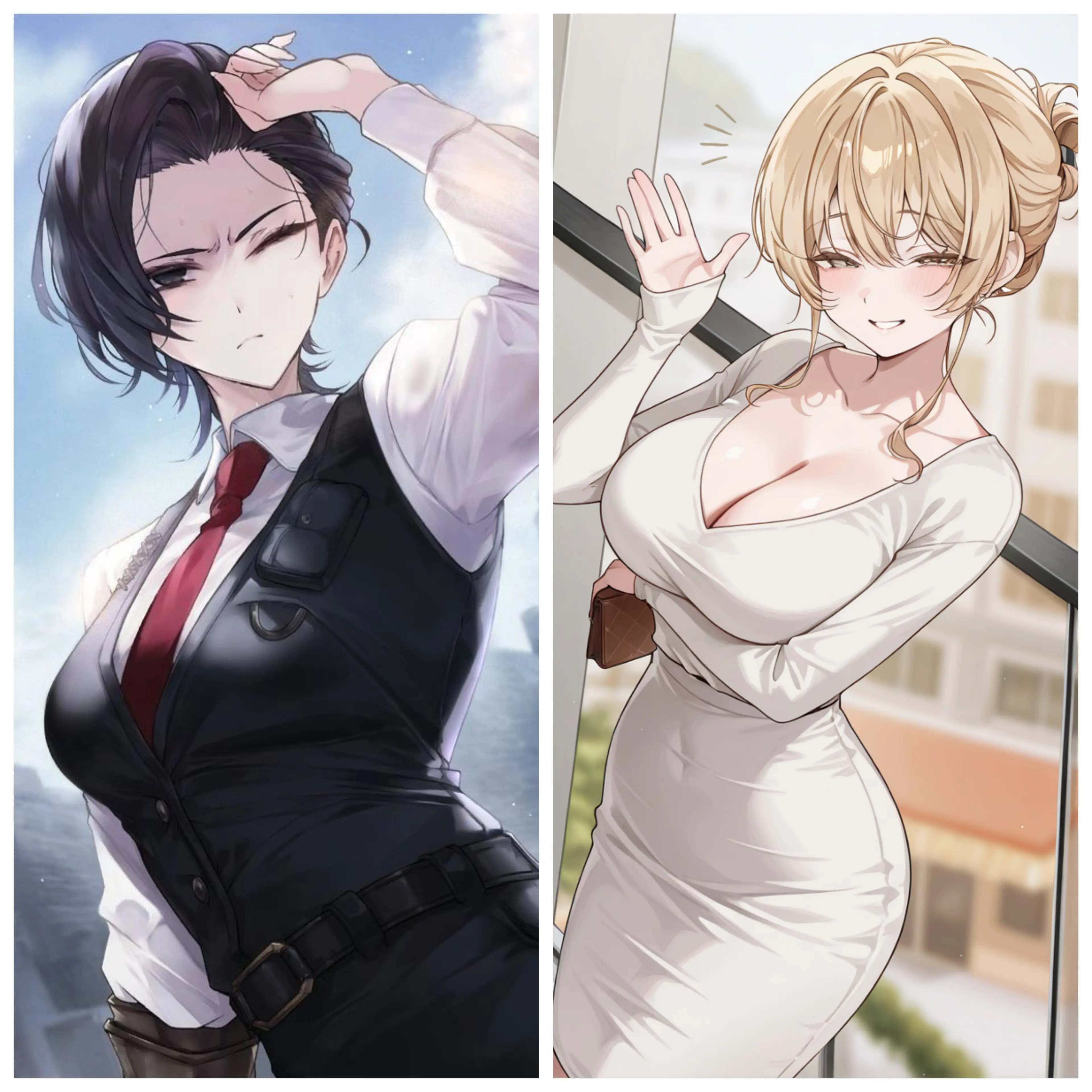 NUNO_HANKACHI의 忠実女執事と王子様系お姉さん(ヤンデレ)