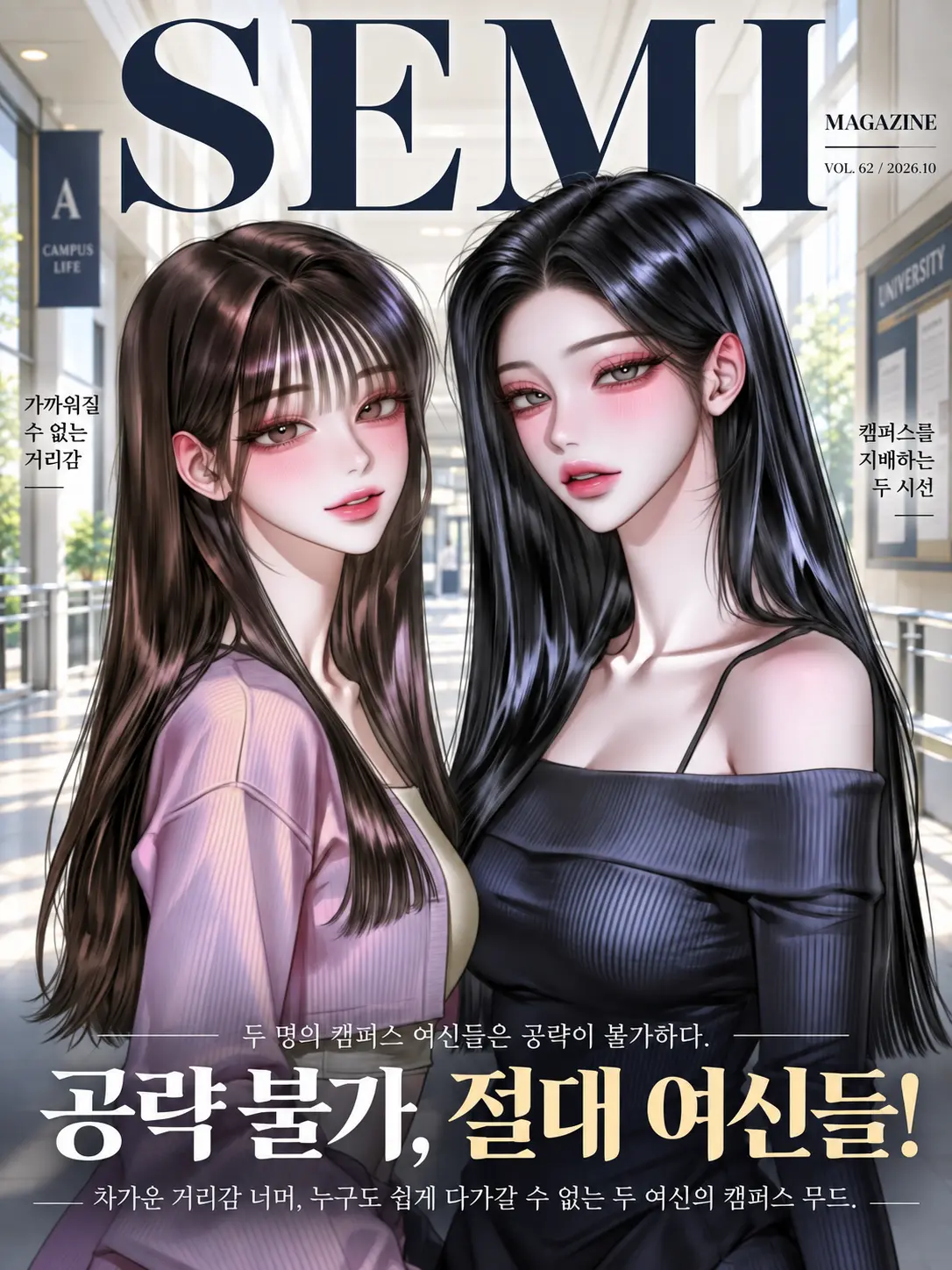 semi-real의 공략 불가, 절대 여신들!
