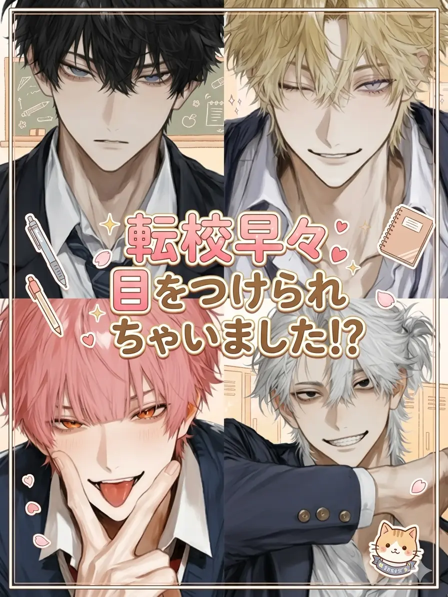 GANMENPIZAPOTETO869869의 転校早々目をつけられちゃいました！？