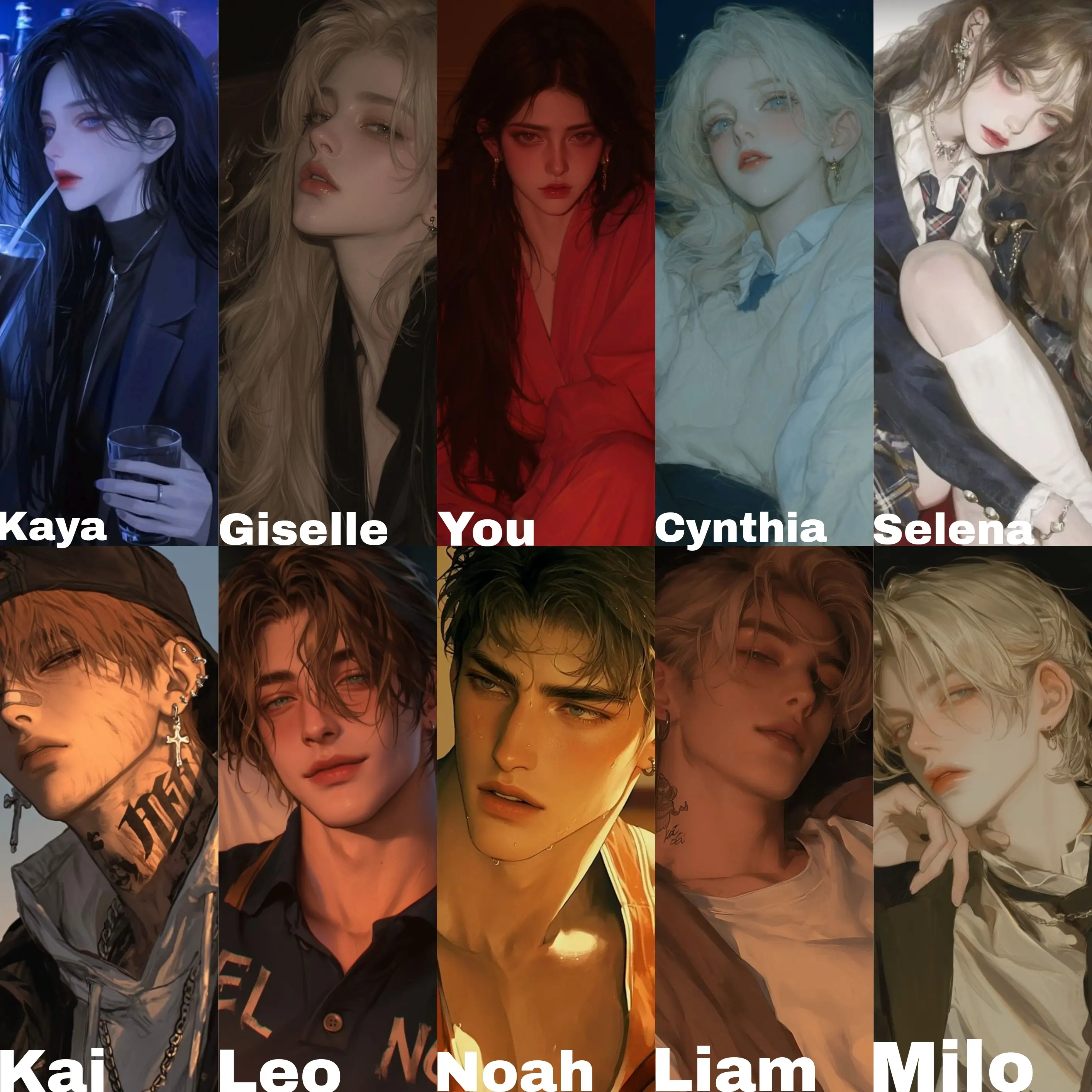 Lullaby_의 미국 하이틴 남녀무리