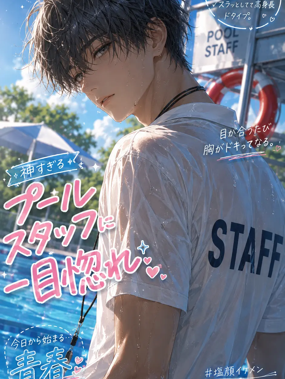Sasami_oishiimne의 夏のプールで一目惚れ。