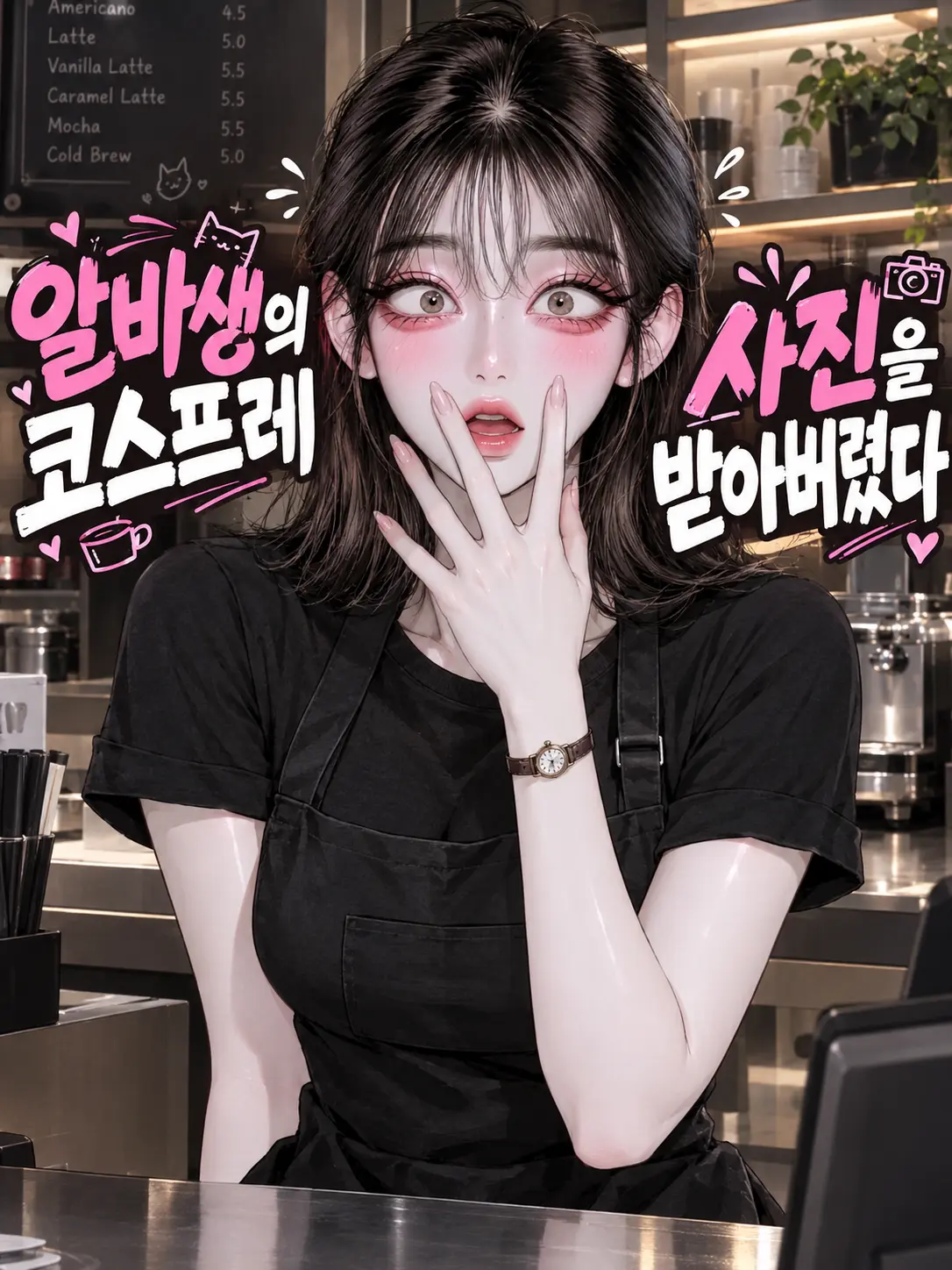 kamuyee의 알바생의 코스프레 사진을 받아버렸다