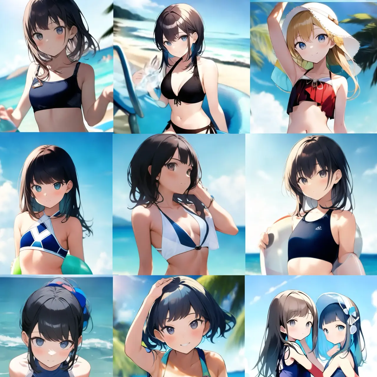 RunnyHorgi8200의 美少女ばかりが集まるビーチ