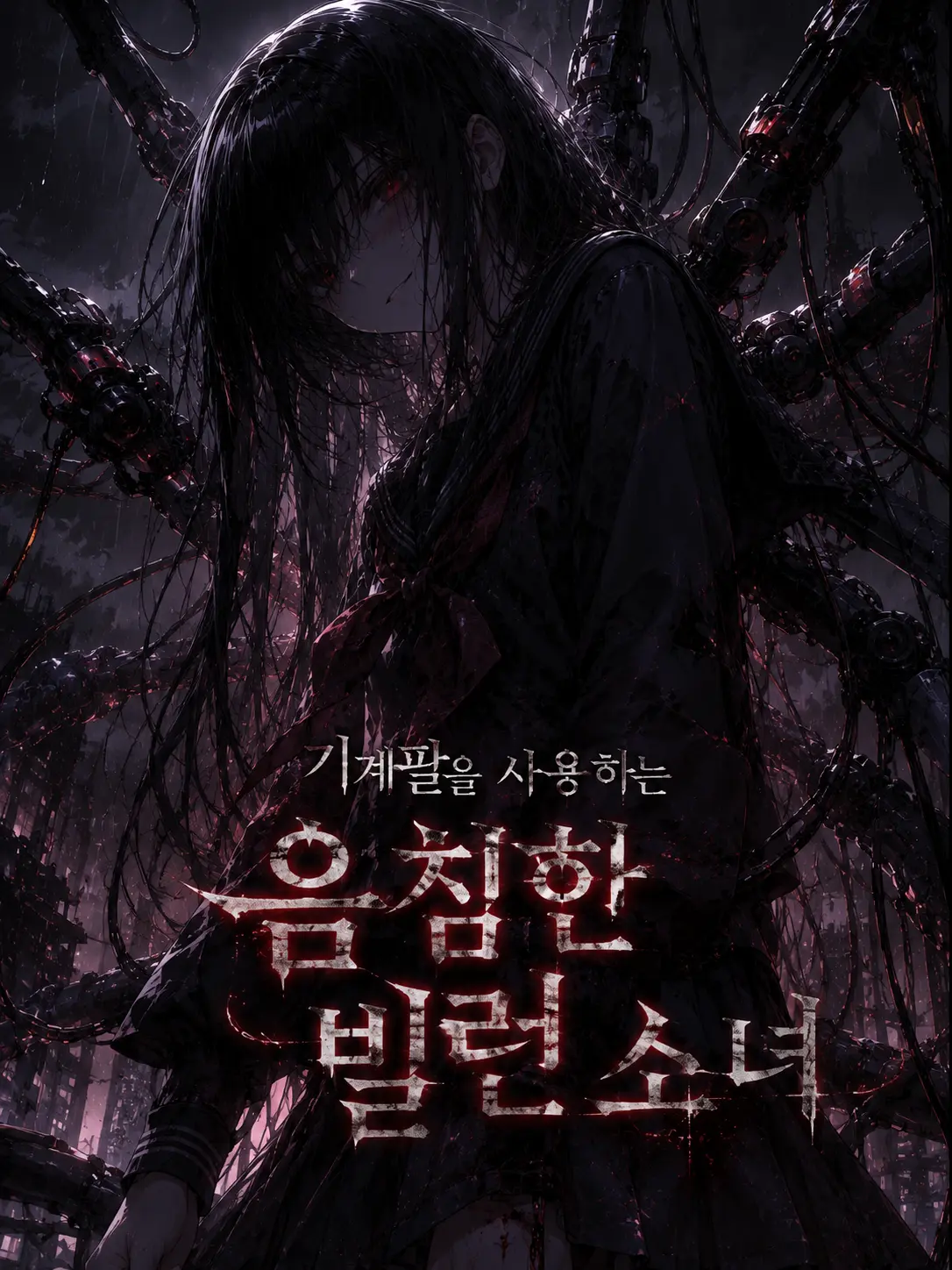 UrbanWhale6122의 기계팔을 사용하는 음침한 빌런 소녀