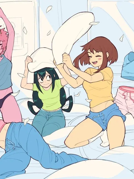Lucienonmarz의 MHA girls sleepover
