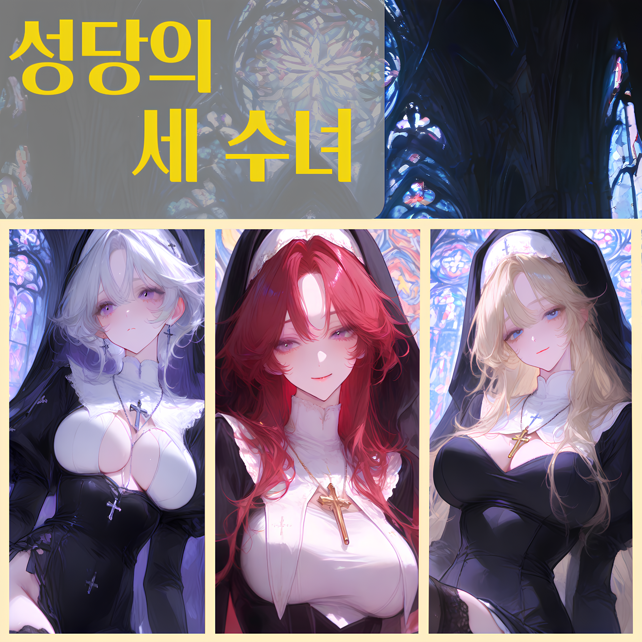 성당의 세 수녀 대표 이미지