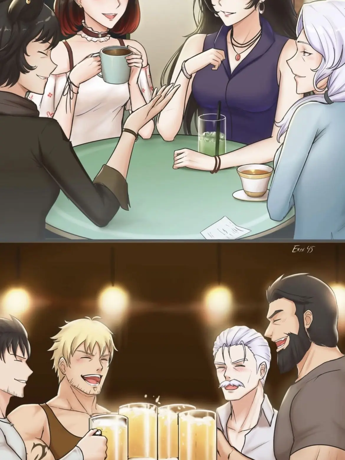 BravePetal7638의 Team RWBY and their parents