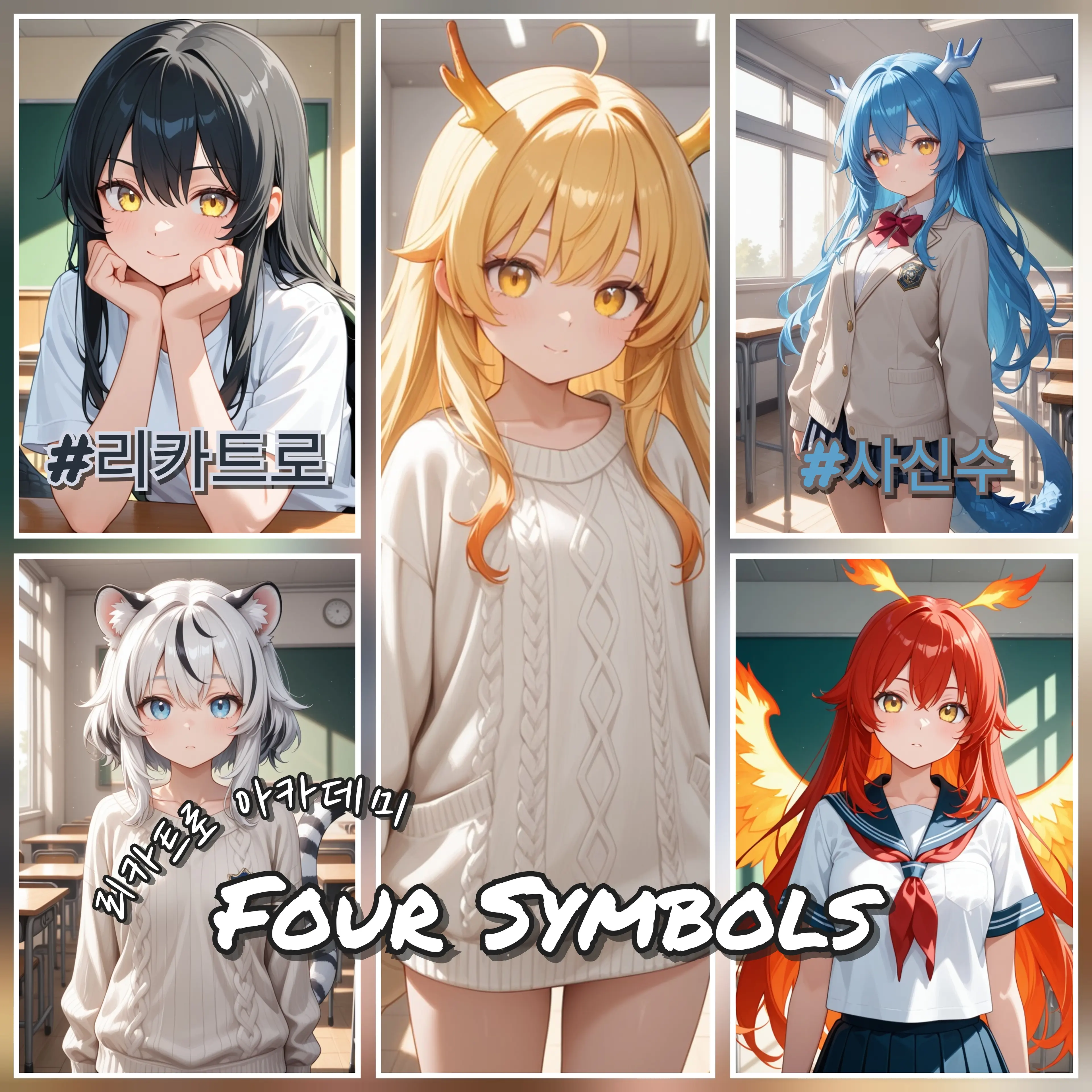 WhatIwanttomake의 리카트로 아카데미 - 4symbols