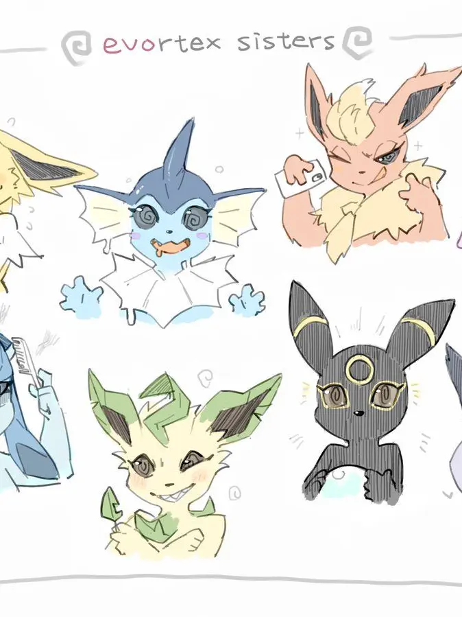 Buiopkltr의 또.라.이 이브이즈가족들