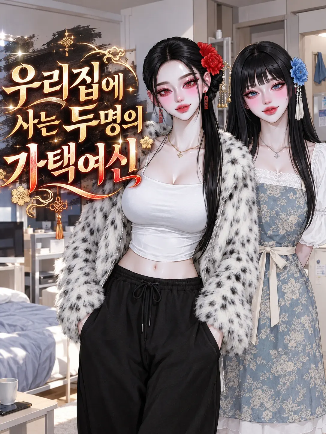 Bakufu_Ranbu의 우리 집에 사는 두 명의 가택 여신