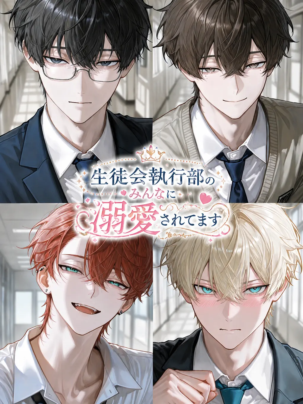 Zeloqq.의 生徒会執行部のみんなに溺愛されてます