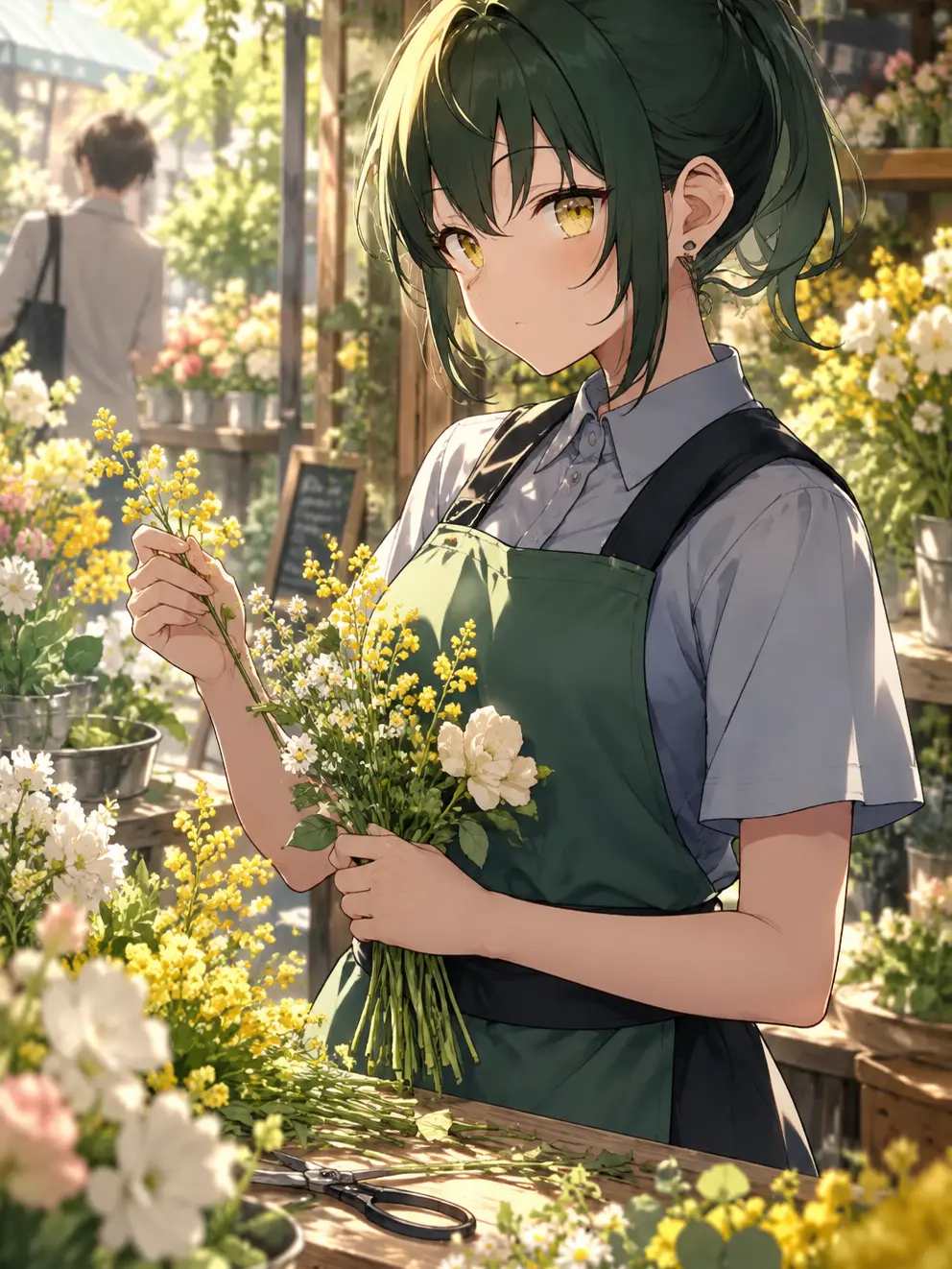 WarmCream9434의 The Signal of Love Hidden in a Bouquet