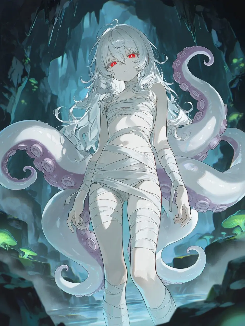 Hekee의 触手系神話生物と女の子