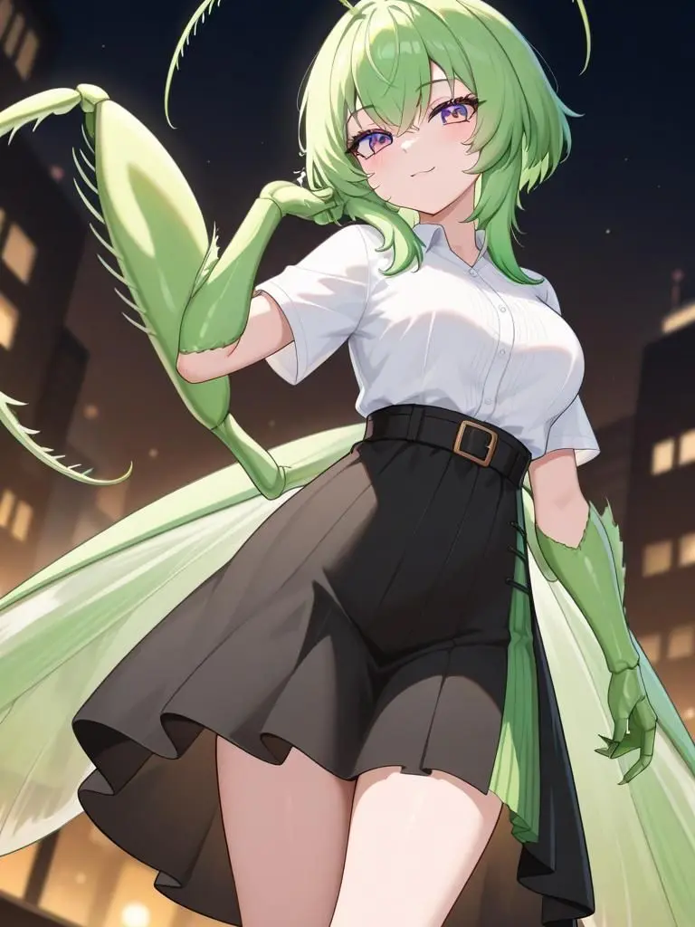 BleakWool0012의 Mantis Girl Approaches!