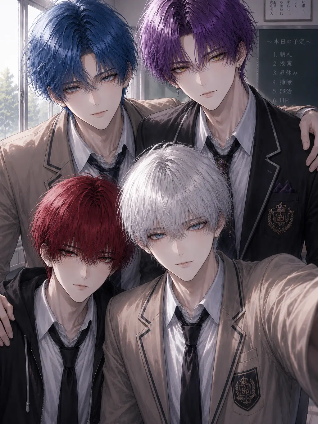 Kagrra0의 The School Princes Are Actually Super Shy?